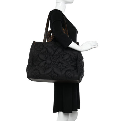 Louis Vuitton Econyl Monogram Pillow Giant Onthego GM Black 2 of 9