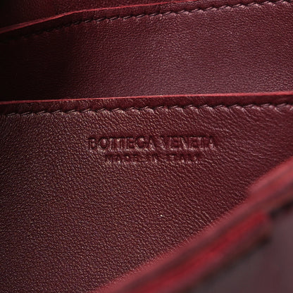 Bottega Veneta Lambskin Maxi Intrecciato Small Cassette Crossbody Bag Barolo 6 of 10