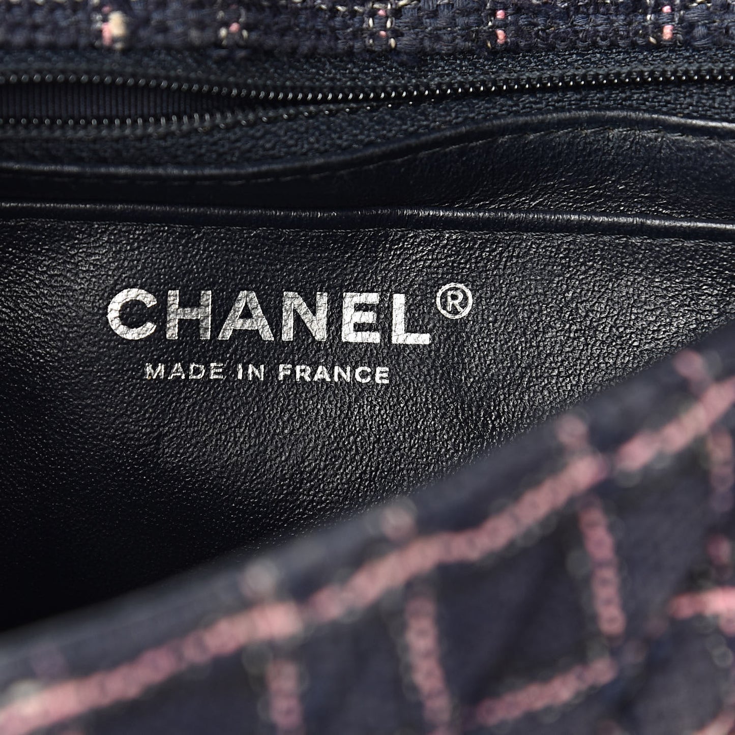 Tweed Quilted Mini Rectangular Flap Multicolor