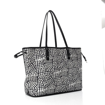 MCM Visetos Medium Project Reversible Shopper Tote Black 10 of 15