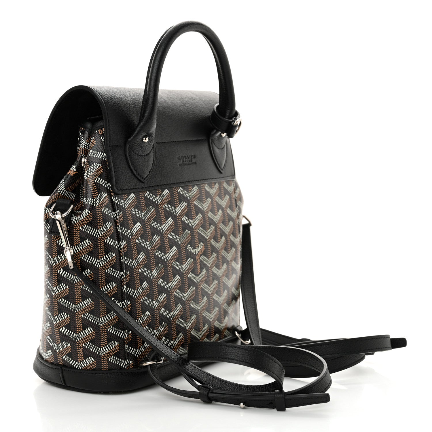 Goyard Goyardine Calfskin Mini Alpin Backpack Black 3 of 10