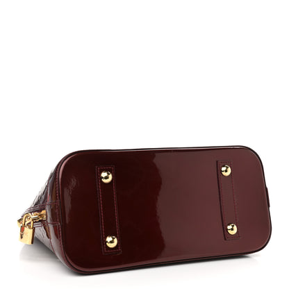 Louis Vuitton Vernis Alma PM Rouge Fauviste 4 of 9