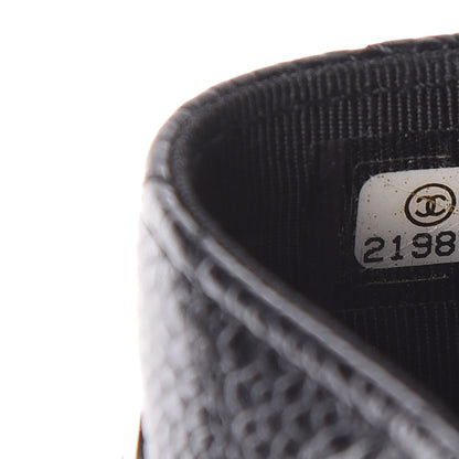 Chanel Caviar Quilted Flap Card Holder Black 8 of 8