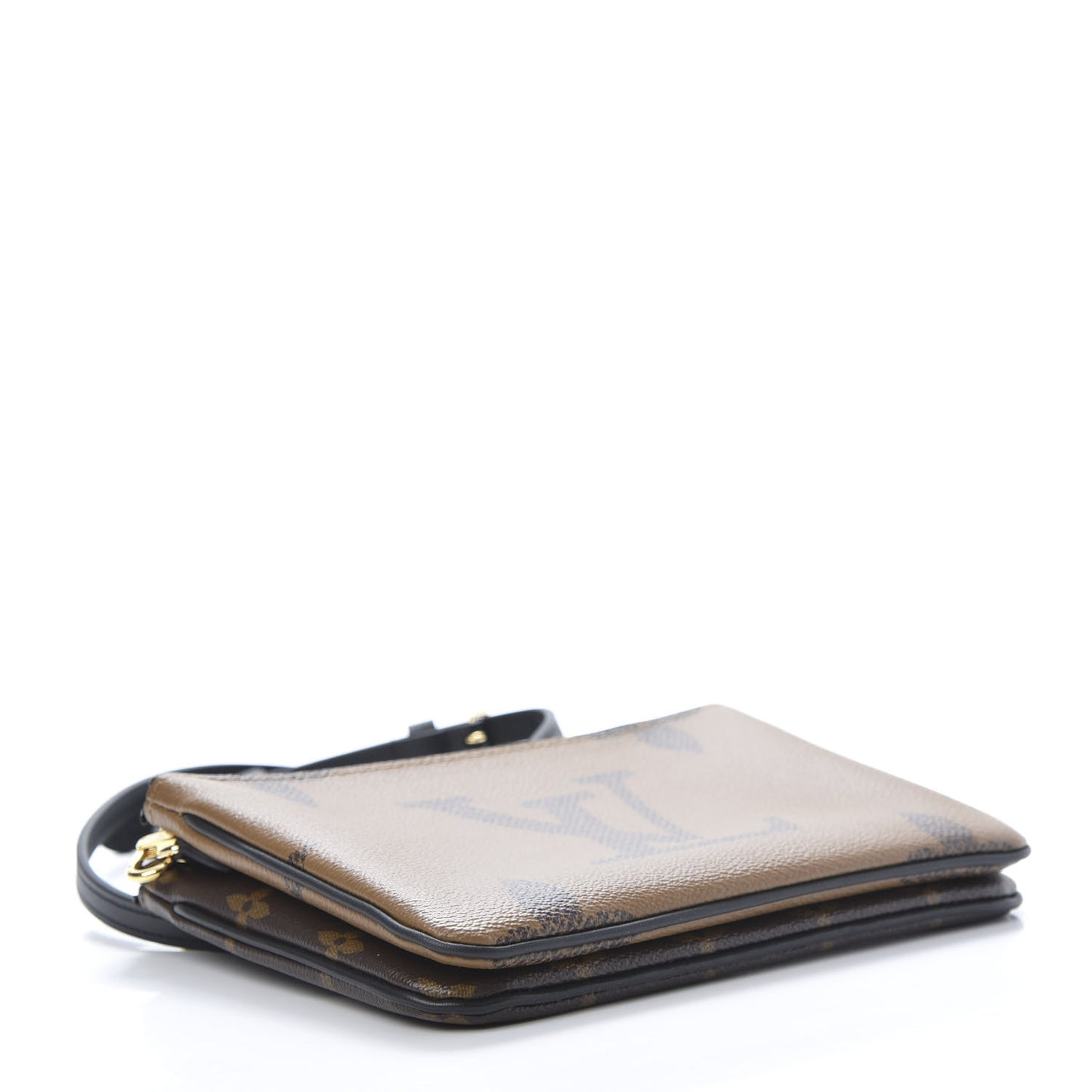 Reverse Monogram Giant Double Zip Pochette