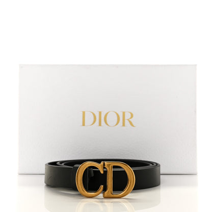 Christian Dior Calfskin Saddle Belt 90 Black 6 of 6