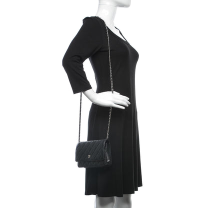 Chanel Caviar Quilted Wallet On Chain WOC Black 2 of 9