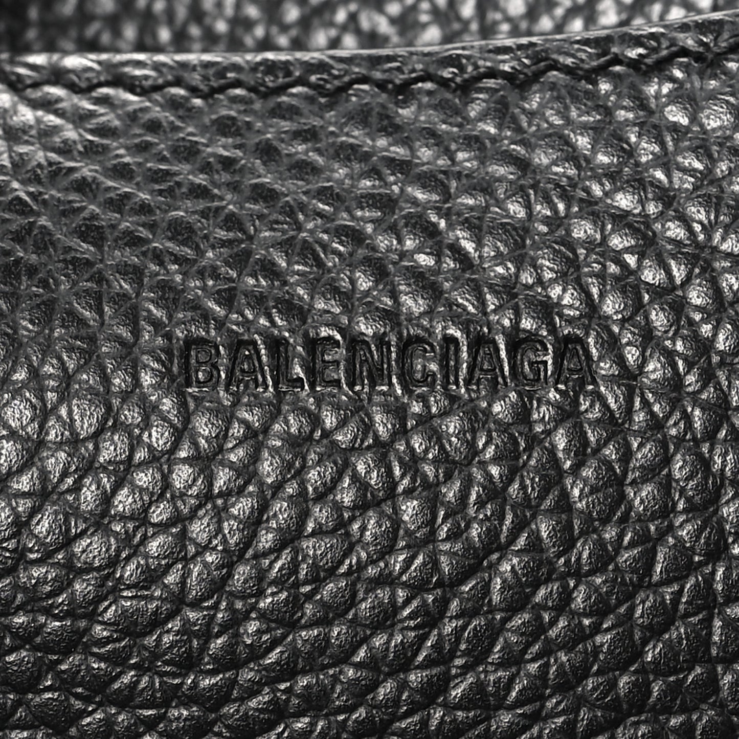 Grained Calfskin Black Hardware Neo Classic City Black