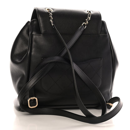 Chanel Caviar Quilted Business Affinity Backpack Black 3 of 9