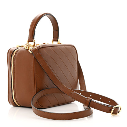 Gucci Sakai Be Green Calfskin Diagonal Stitched Blondie Top Handle Bag Cuir 3 of 12