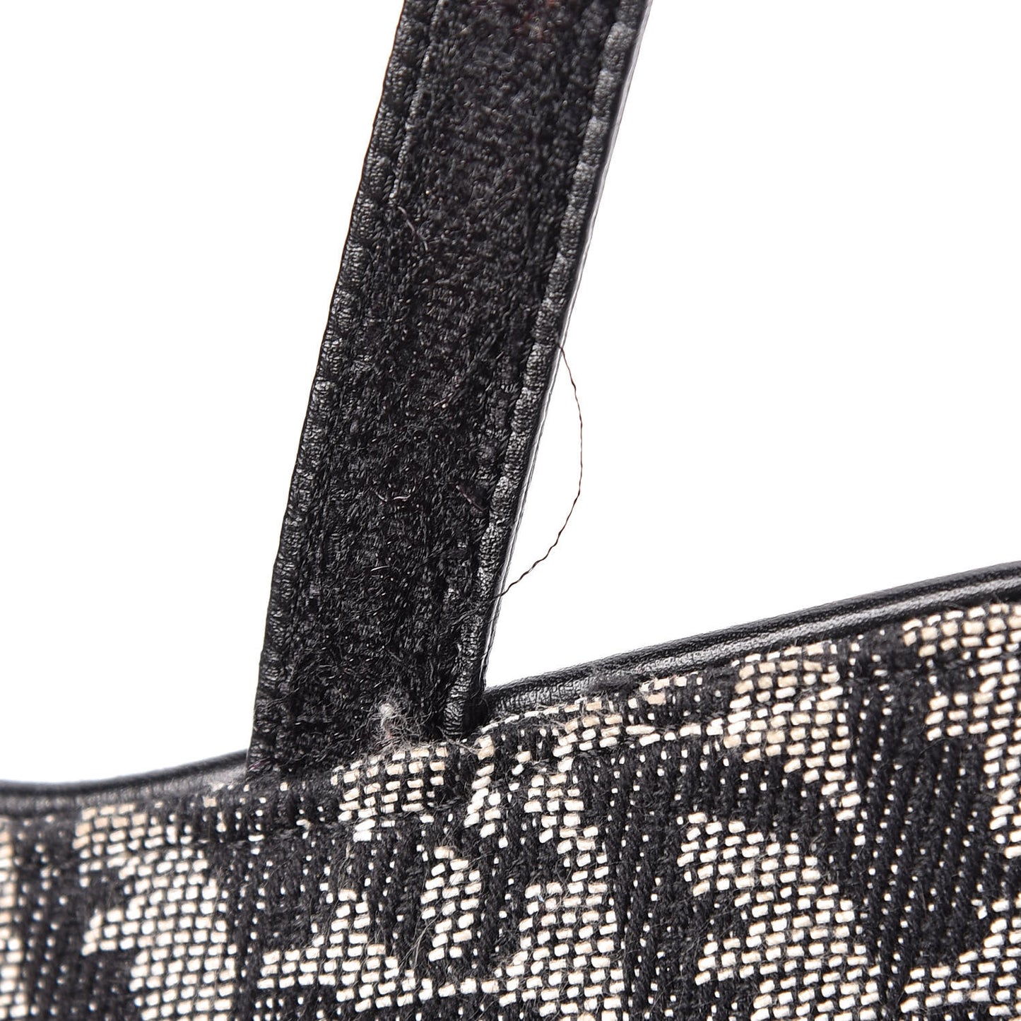 Monogram Saddle Bag Black