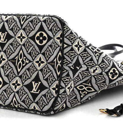 Louis Vuitton Jacquard Since 1854 Neverfull MM Grey 8 of 8