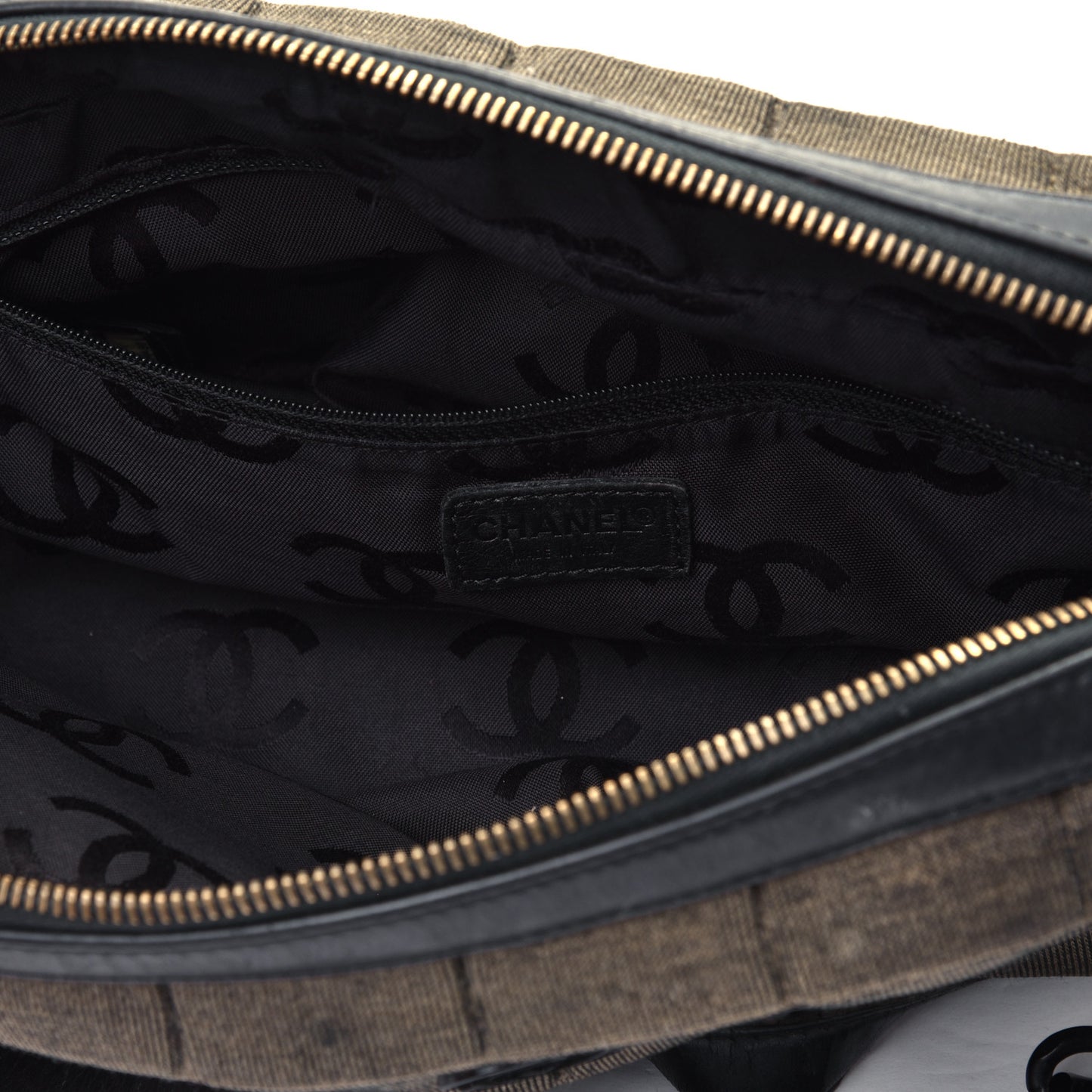 Jersey Quilted Chocolate Bar Shoulder Bag Grey
