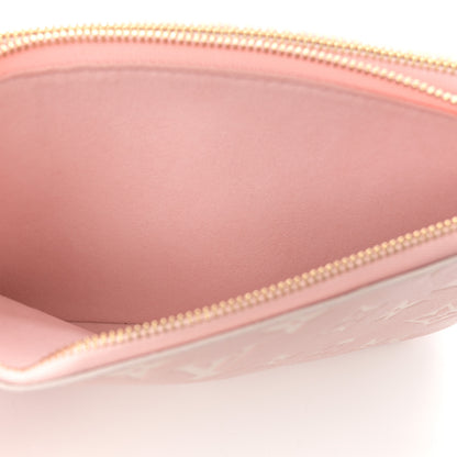 Louis Vuitton Empreinte Monogram Double Zip Pochette Rose 5 of 10