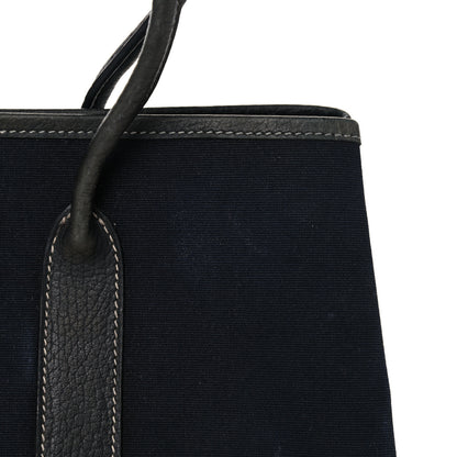 Hermes Toile Buffle Skipper Garden Party 30 TPM Black Bleu Marine 21 of 29