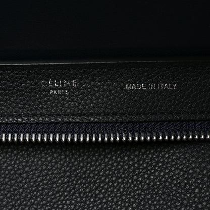 Celine Spazzolato Calfskin Nubuck Small Tri-color Trapeze Blue 6 of 9