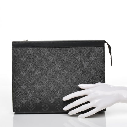 Louis Vuitton Monogram Eclipse Pochette Voyage MM 2 of 6