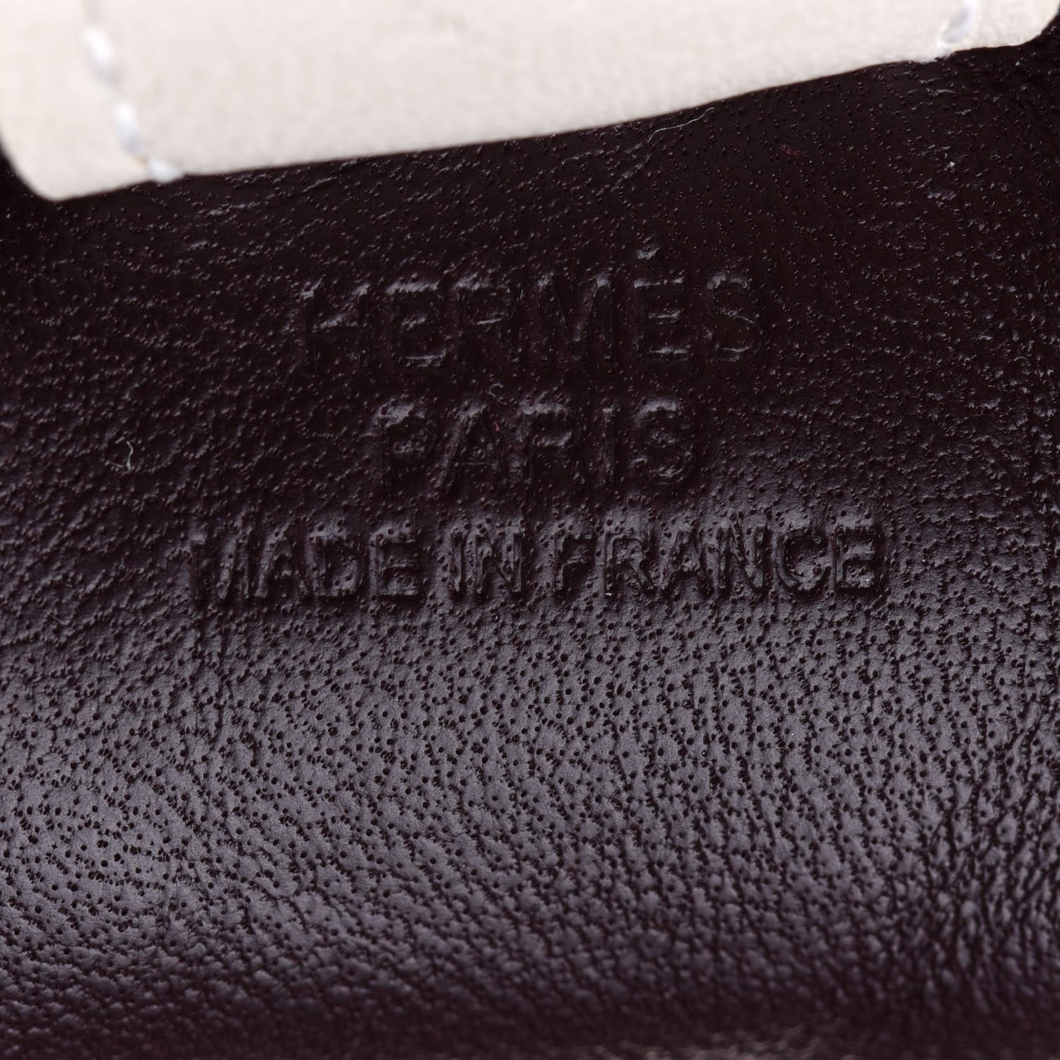Hermes Milo Lambskin Grigri Rodeo Horse Bag Charm PM Rouge Sellier Craie Violet 3 of 5