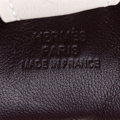 Hermes Milo Lambskin Grigri Rodeo Horse Bag Charm PM Rouge Sellier Craie Violet 3 of 5