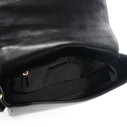 Chanel Lambskin Chocolate Bar Quilted CC Flap Black 5 of 8