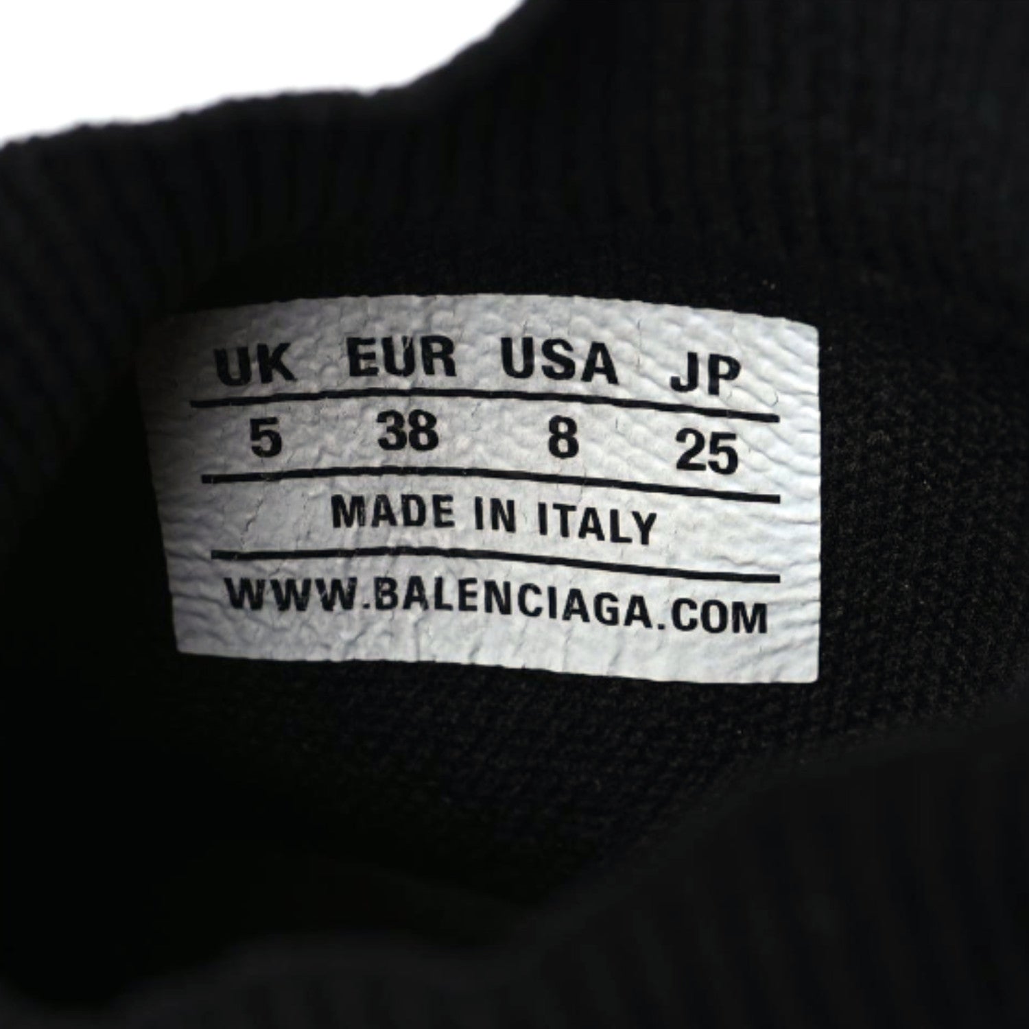 Balenciaga Technical 3D Recycled Knit Bi-Color Sole Womens Speed 2.0 Sneakers 38 Black White 8 of 8