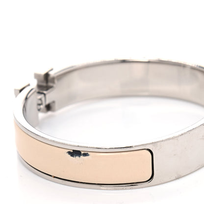Hermes Enamel Narrow Clic Clac H Bracelet GM Percale 6 of 6