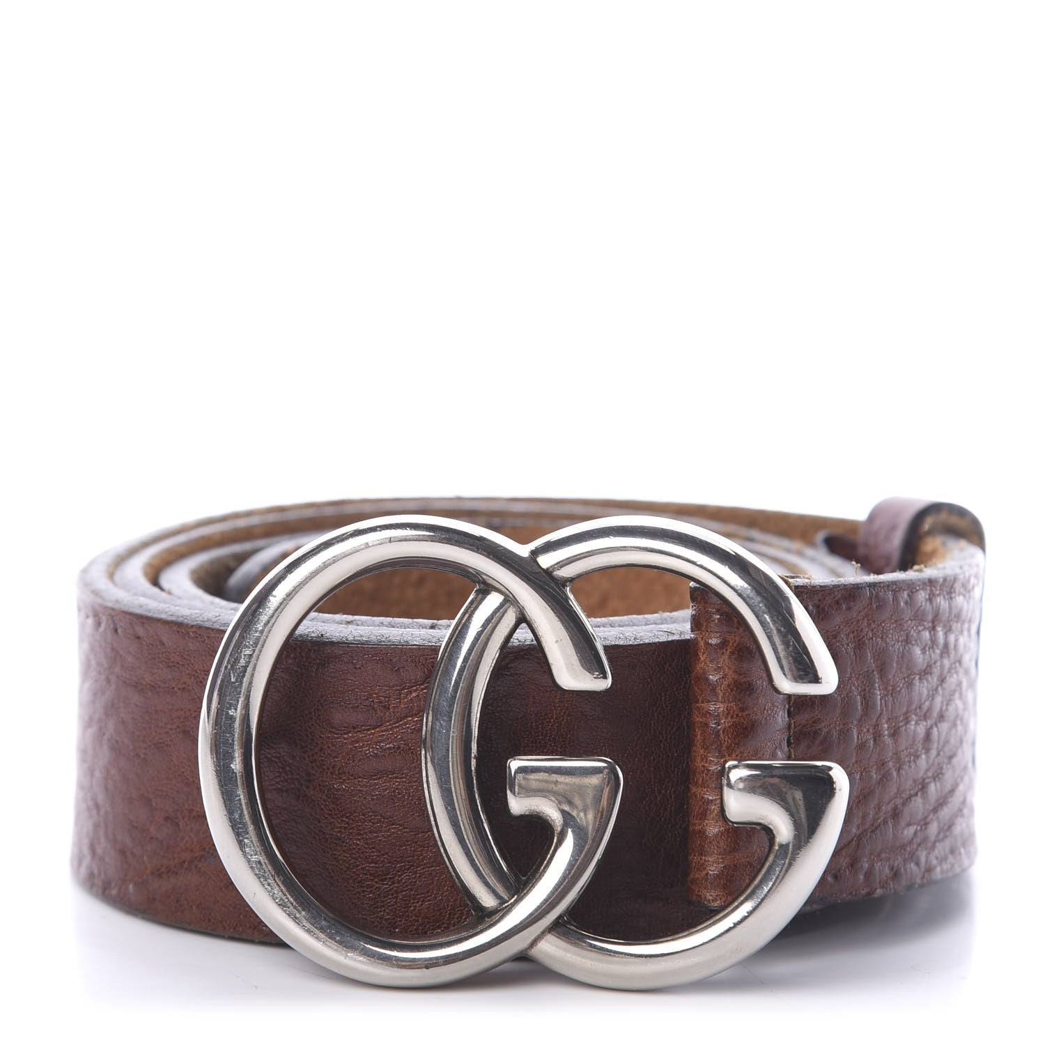 Gucci Calfskin Double G Belt 95 38 Dark Brown 1 of 5
