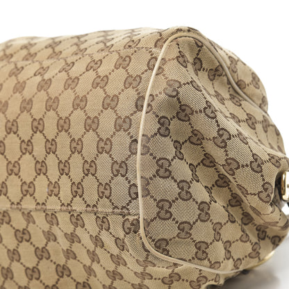 Gucci Monogram Medium Sukey Boston Off White 19 of 22