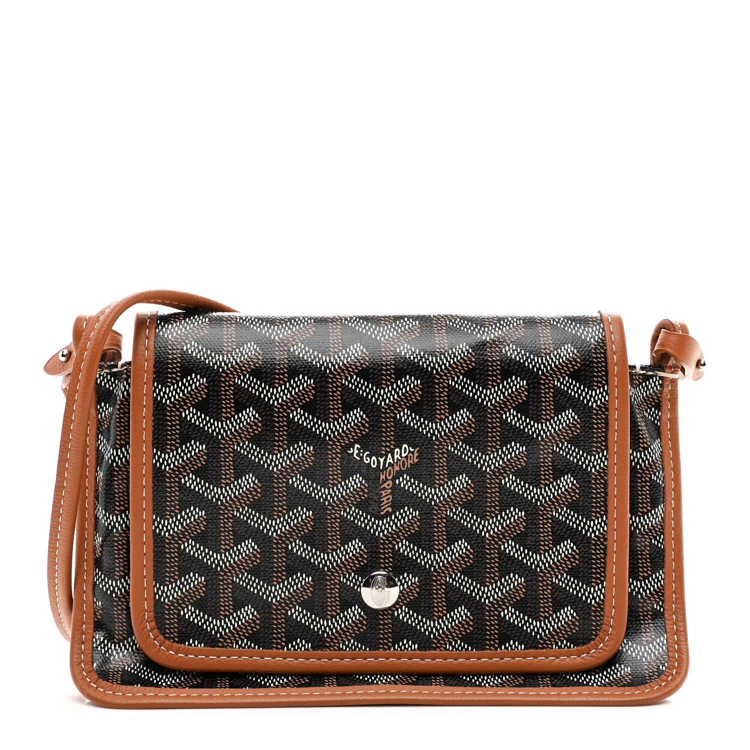 Goyard Goyardine Plumet Wallet Clutch Black Gold 1 of 9