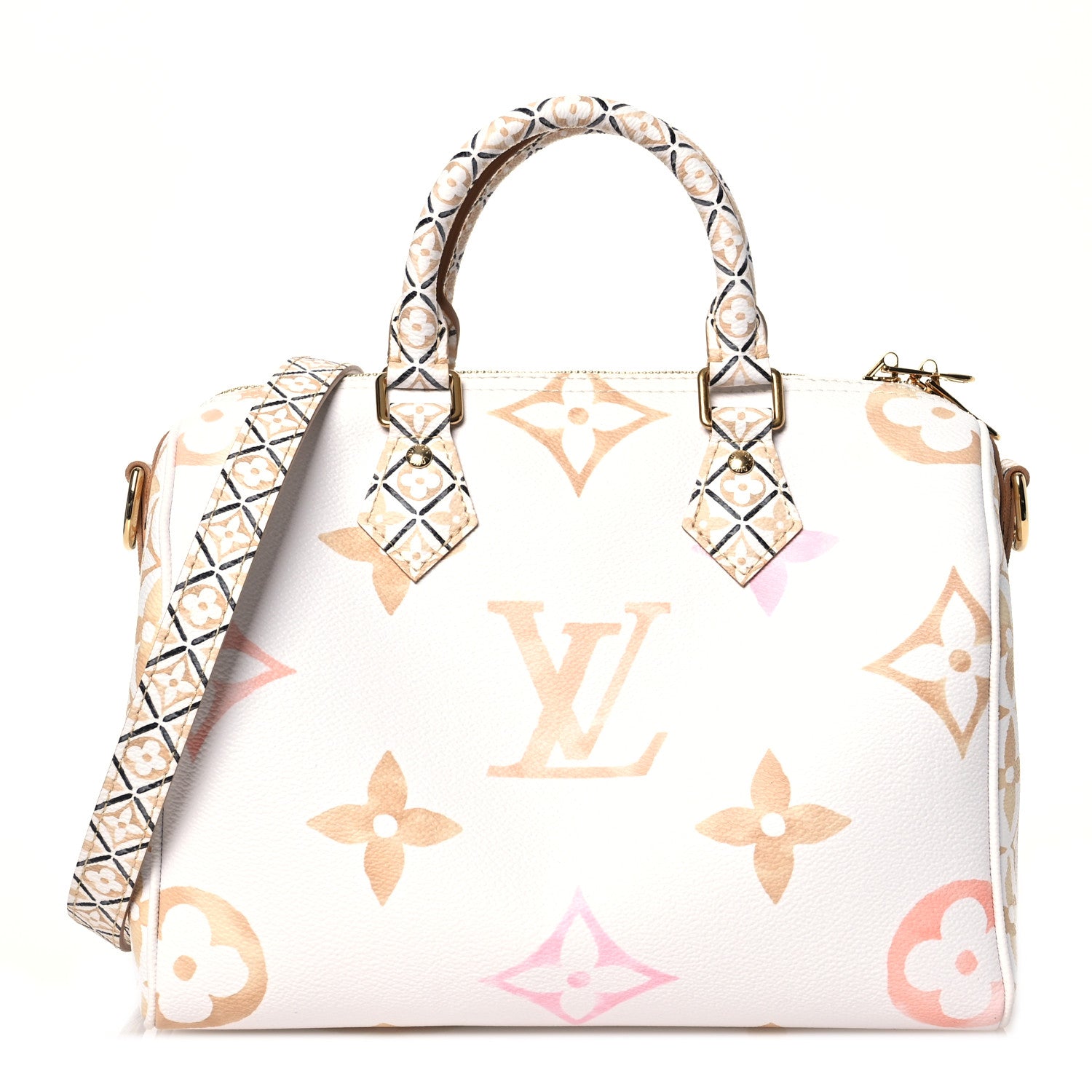 Louis Vuitton Monogram Giant By The Pool 2.0 Speedy Bandouliere 25 Beige 1 of 9
