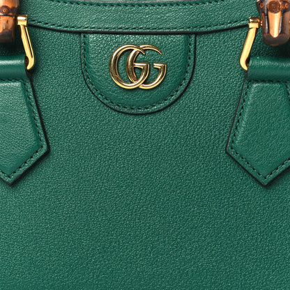 Gucci Wonka Grain Calfskin Mini Diana Tote Bag Green Yellow Fluo 8 of 10