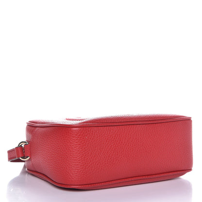 Gucci Pebbled Calfskin Small Soho Disco Bag Tabasco Red 4 of 7