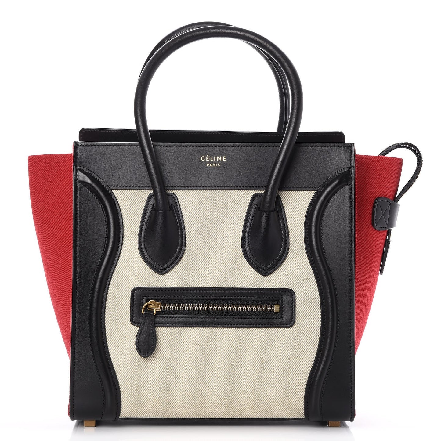 Textile Smooth Calfskin Micro Luggage Multicolor