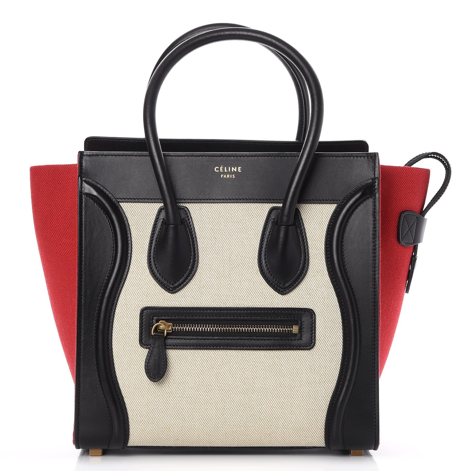 Celine Textile Smooth Calfskin Micro Luggage Multicolor 1 of 7