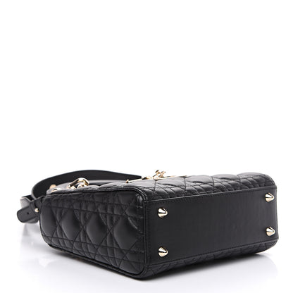 Christian Dior Lambskin Cannage My ABCDior Lady Dior Black 3 of 10