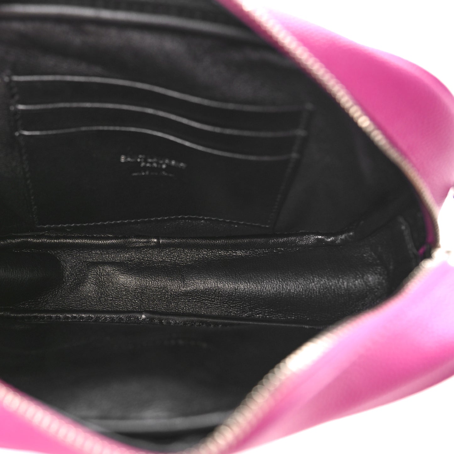Grain De Poudre Matelasse Monogram Mini Lou Camera Bag Fuxia Electrique