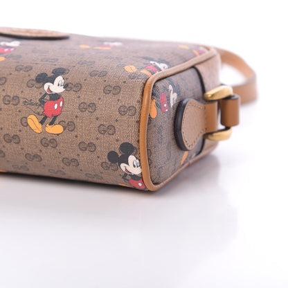 Gucci X DISNEY Mini Vintage GG Supreme Monogram Mickey Mouse Shoulder Bag Beige Vintage Sun Oil 10 of 11