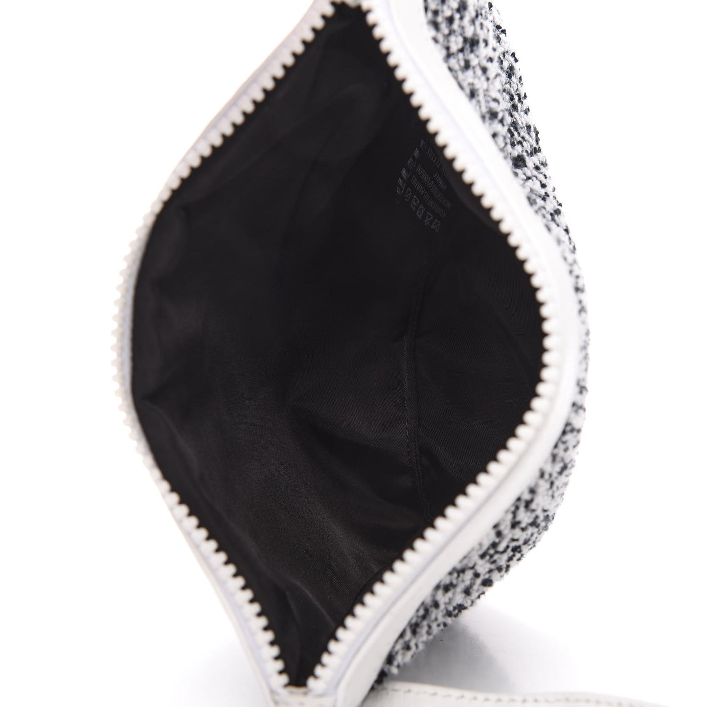 Terry Pouch White Black