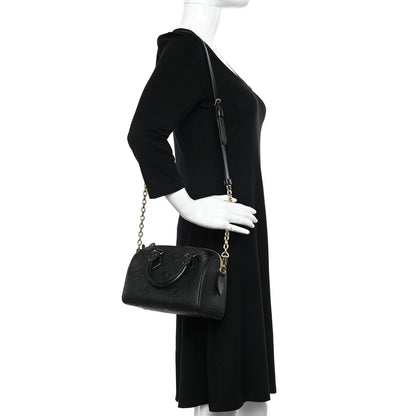 Louis Vuitton Empreinte Monogram Giant Speedy Bandouliere 20 Black 2 of 9