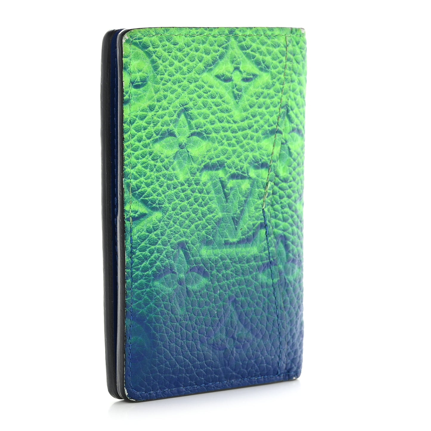 Taurillon Illusion Pocket Organizer Bleu Vert