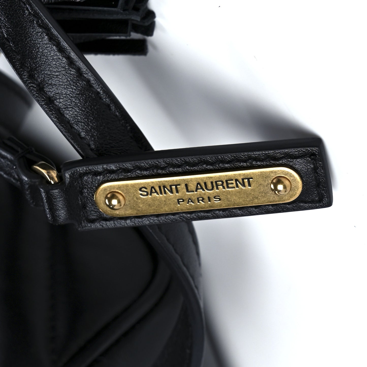 Calfskin Matelasse Monogram Lou Camera Bag Black