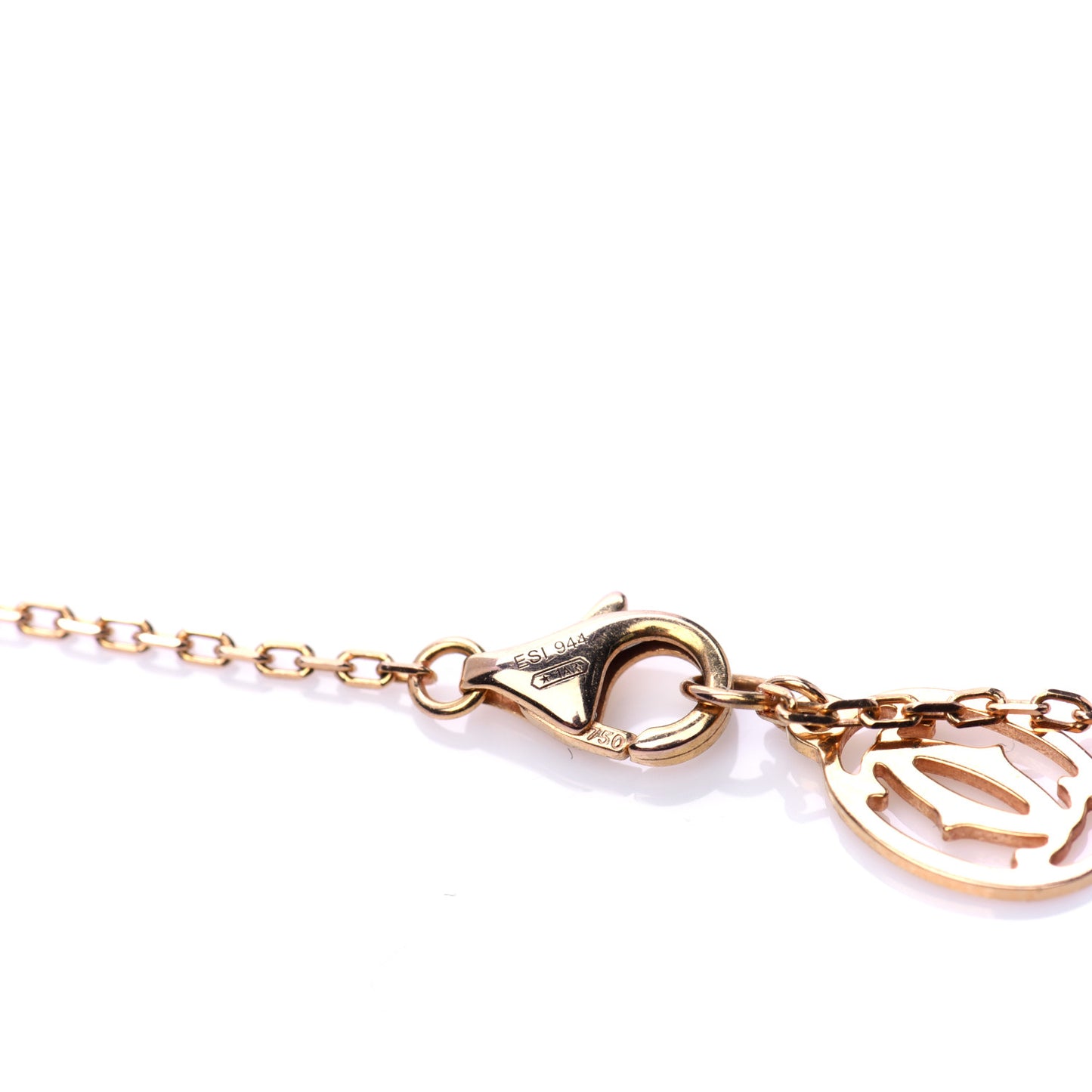 18K Pink Gold Diamond D'Amour Heart Pendant Necklace
