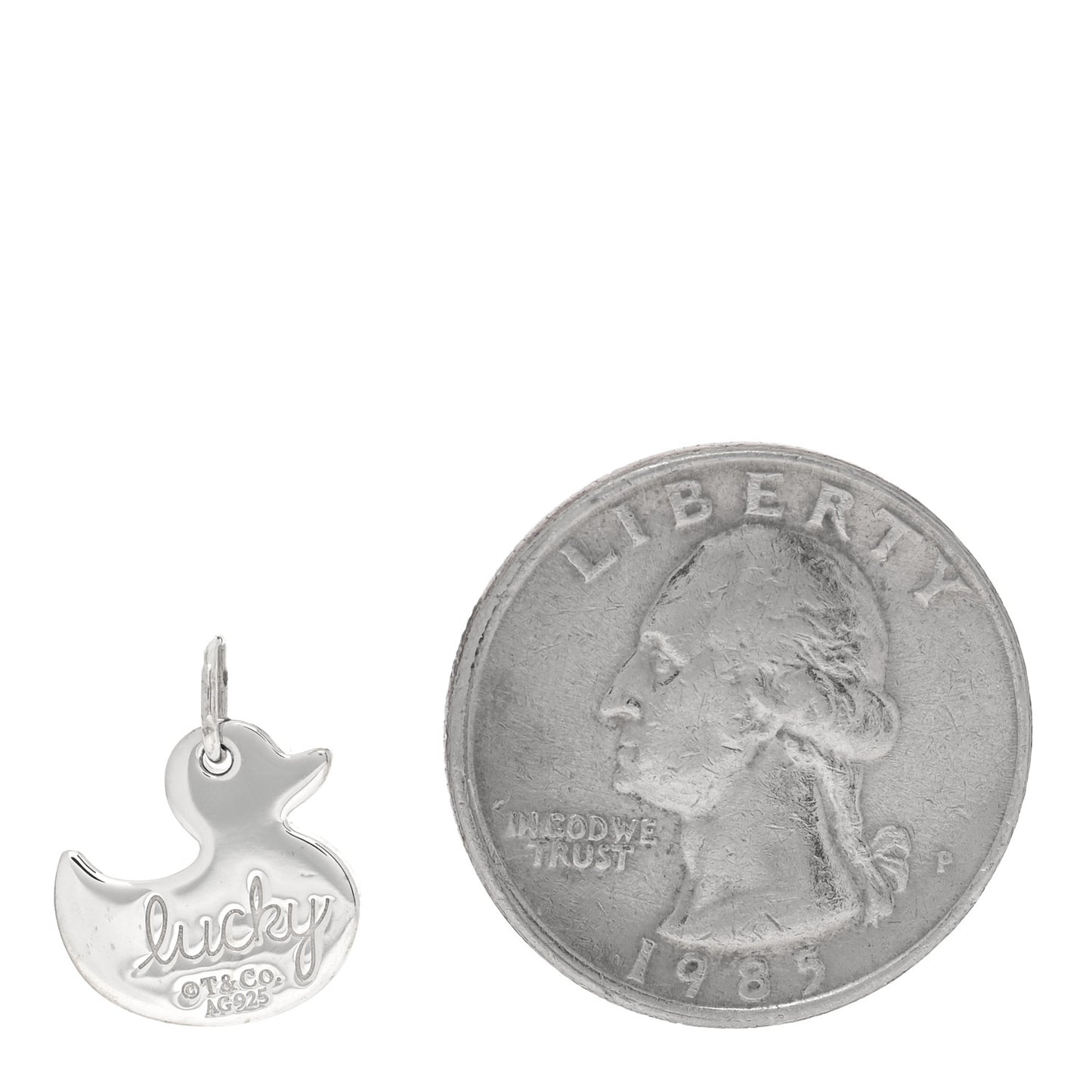 Sterling Silver Lucky Duck Charm