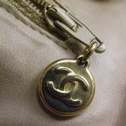 Chanel Lambskin Quilted Shoulder Bag Beige 11 of 12