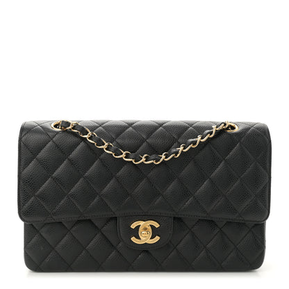 Chanel Caviar Quilted Medium Double Flap Black 1 of 11