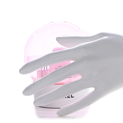 Chanel Glass N°5 Perfume Bottle Snow Globe Pink 2 of 8