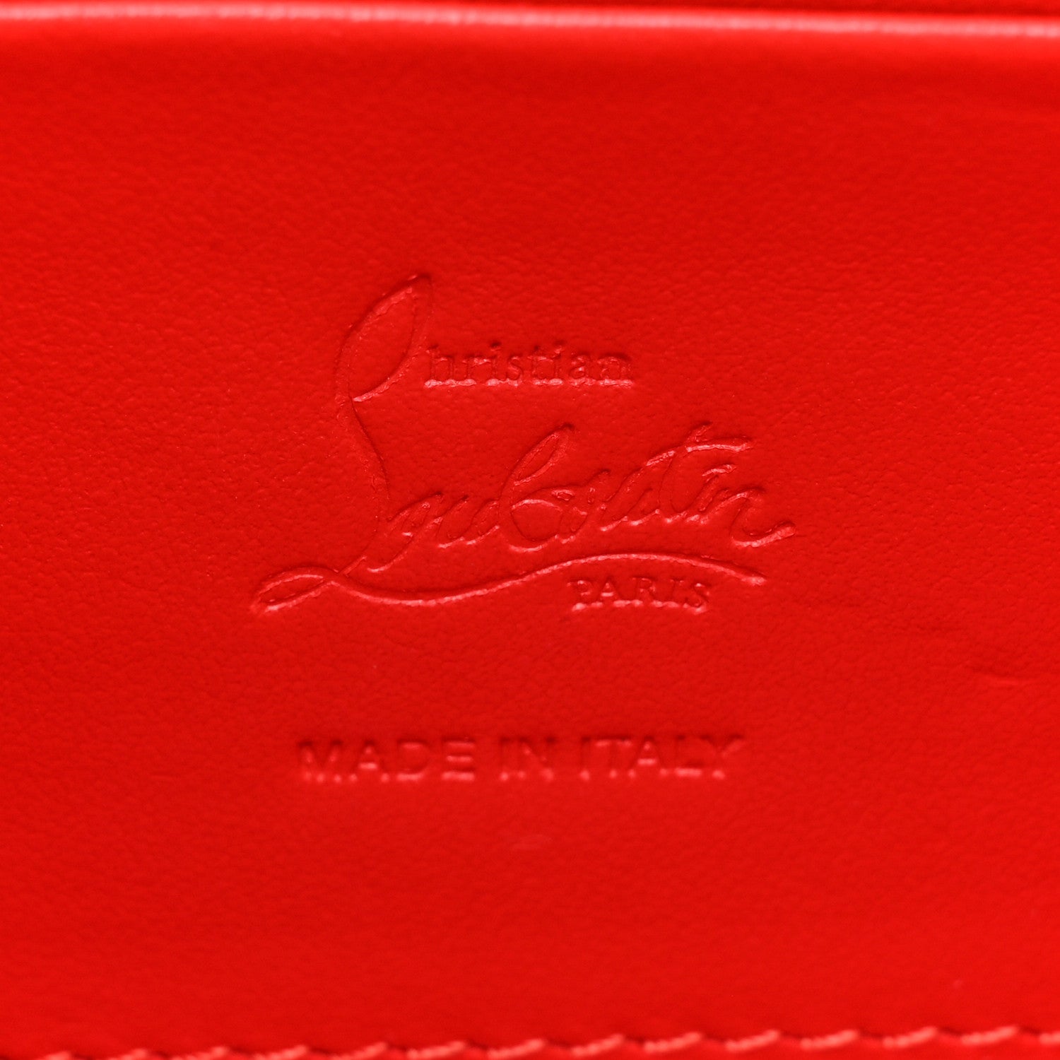 Christian Louboutin Metallic Embossed Crocodile Loubi54 Crossbody Clutch Silver 6 of 13