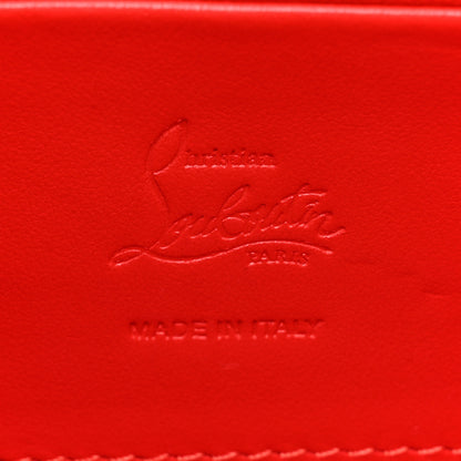 Christian Louboutin Metallic Embossed Crocodile Loubi54 Crossbody Clutch Silver 6 of 13