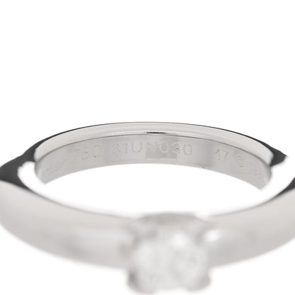 Cartier 18K White Gold Diamond .33ct Louis Cartier Engagement Ring 47 4 6 of 7