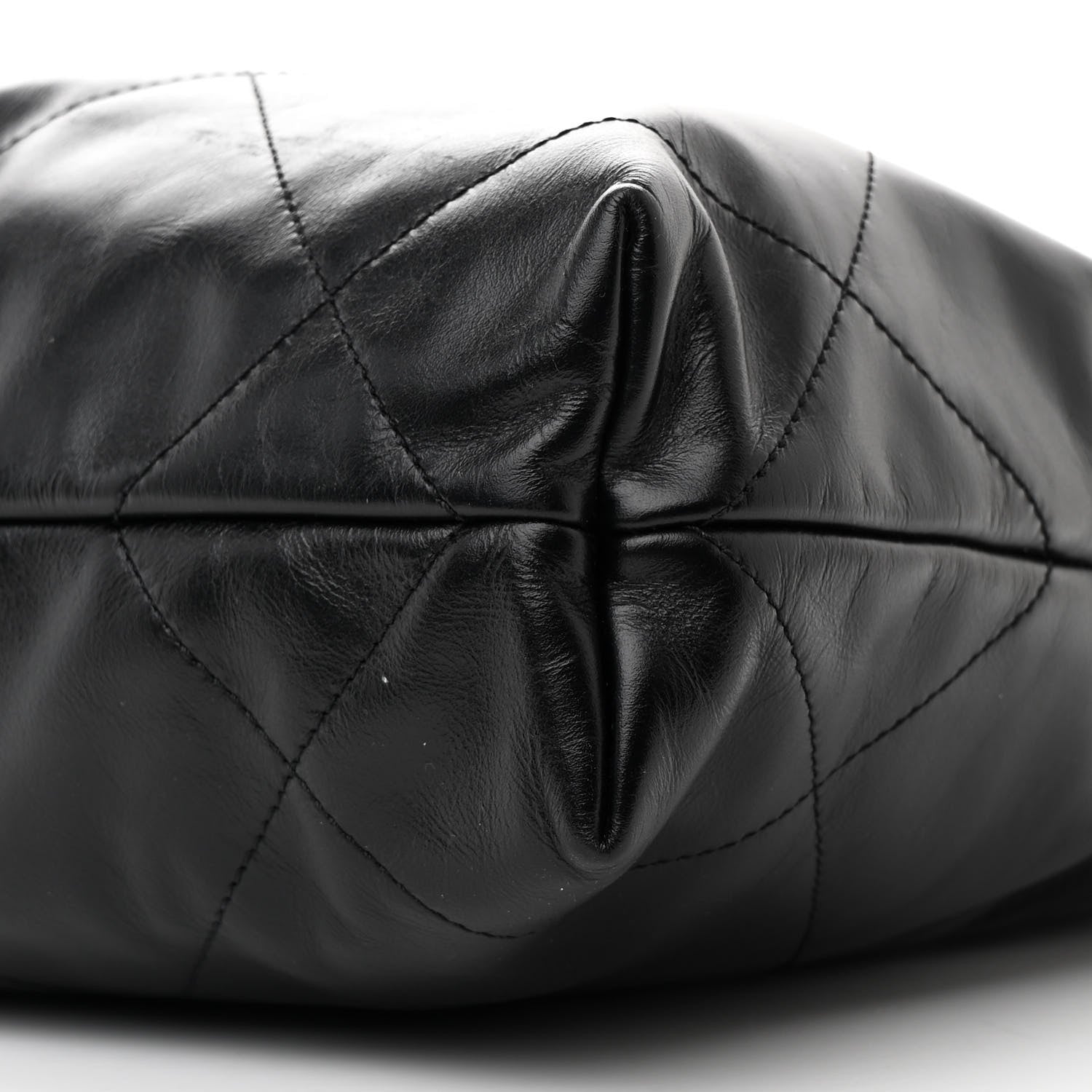 Chanel Shiny Calfskin Quilted Small Chanel 22 Black 12 of 12