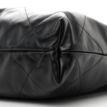 Chanel Shiny Calfskin Quilted Small Chanel 22 Black 12 of 12
